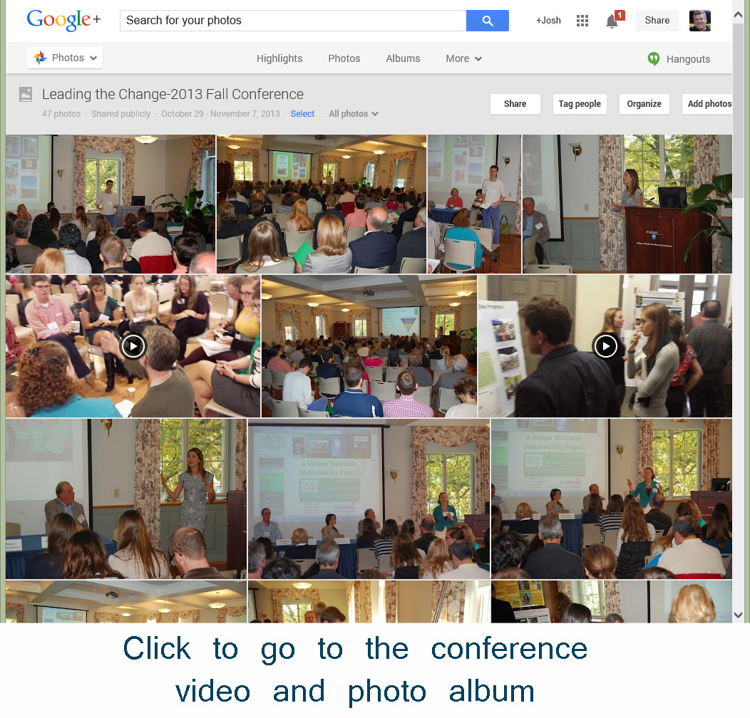 Click to go to Conference Video and Pic Album
