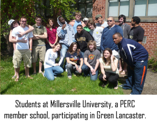 Students at Millersville, Green Lancaster